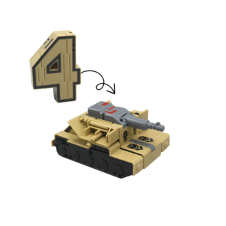 Numeric Trooper – Robô Numeral 4